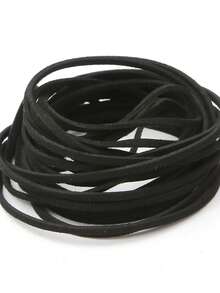 5 sợi dây nhung Hàn Quốc 1m/3mm, dây nhung giả da hai mặt, phụ kiện trang sức thủ công DIY, dây bện vòng cổ vòng tay làm từ chất liệu Dreamcatcher - Dây da lộn 1m/3mm - Xem 8