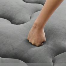 1pc Microfiber Quilted Mattress Pad, Japanese Futon Mattress Topper, 600gsm Thick Polyester Filled Quilted Mattress Pad, Soft & Comfortable Zabuton Cushion, Foldable Floor Mat, Dorm & Apartment Mattress Topper, Autumn/Winter Warm Thin Mattress, King/Queen Size Soft & Breathable Sofa Bed Yoga Mat