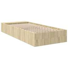 Bettgestell Sonoma-Eiche 75x190 cm Holzwerkstoff-XY132701