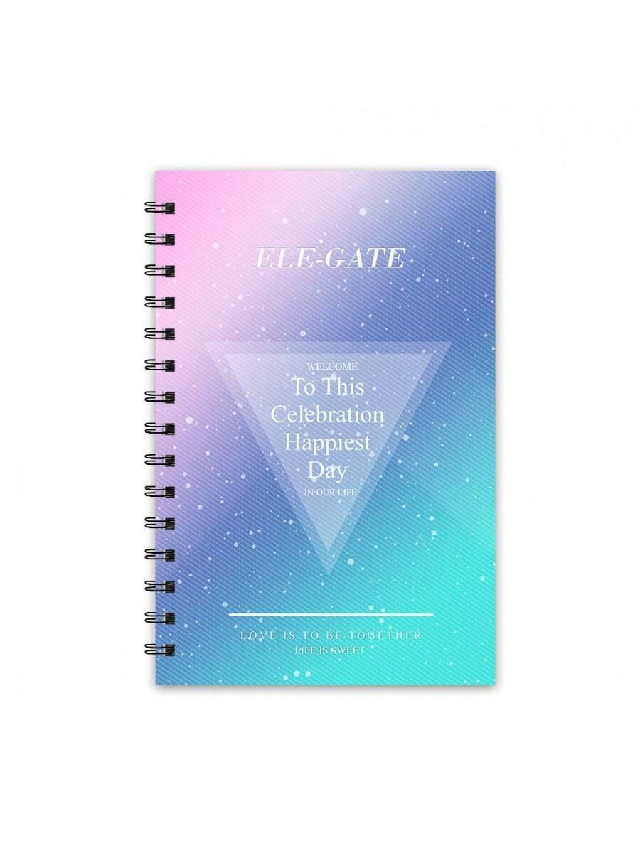 Cuaderno de 80 hojas con un estilo coqueto y espiral metálico