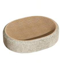 Oval Shape Scratch Pad For Cats Sisal Scratching Cat Bed Multifunctional Pet Sleeping Mat Cat Scratch Bed For Cats To Rest - : Scratch Pad - View 3