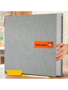 Large Self-Adhesive Photo Album 4x6 5x7 8x10 Scrapbook Album DIY, Gift For Mom, Family, Baby And Wedding, With Metal Pen And Plastic Board