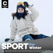 Winter Skull Cap Scarf Set With Ear Flaps, Knitted Wool Lined Windproof Neck Warmer Leg Wraps For Men And Women - Multicolor - View 3