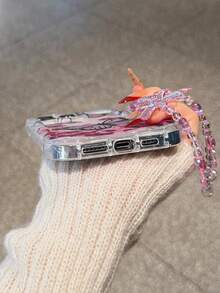 Custodia morbida per telefono con disegno di farfalle e fiori viola, compatibile con 13 Pro Max, 14 Pro Max, 13/12/11/Pro Max, XR/XS Max/XS, 7/8, 16/16 Pro Max, 13 Pro Max 17, 17 Air, 17 Pro Max, 12 Mini, articolo regalo di moda con cordino