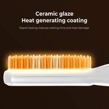 "Hair Straightener Brush, Fast Heating In 3 Seconds, No Damage, Ideal For Straightening & Curling – Perfect For Students, Newbies, Travel, And Holiday Gifts"