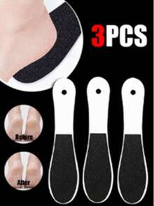 1pc/3pcs Foot File Callus Remover, Foot Scrubber Tool For Removing Dead Skin, Calluses And Smoothing Rough Feet - White - View 5