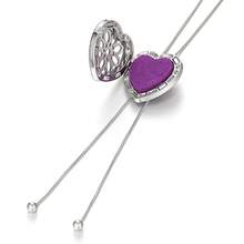New Long Tassel Aromatherapy Necklace Heart Shape Perfume Essential Oil Diffuser Necklace Tassel Pendant Necklaces Sweater Chain Scent Aroma Jewelry Women Locket Tassel Necklaces - #Heart - View 7