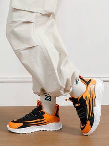 1 Pair 2025 New Style Kids' Casual Sports Shoes, Breathable Multi-Color Options, Non-Stuffy, Bouncy Soft Soles, Fashionable