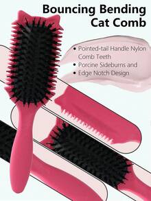 Hair brushes-EU+UK Lược uốn tóc ướt, lược lông mềm, giảm tình trạng tóc bị kéo giật, giúp tóc xoăn mượt hơn, răng lược tròn, dụng cụ tạo kiểu tóc unisex, lược, lược chải tóc, lược tạo kiểu, lược uốn tóc, lược chải viền tóc, bàn chải tóc, chải tóc, bộ lược, lược, lược uốn tóc, lược gỡ rối, lược dành cho nữ, tóc, du lịch, sản phẩm làm tóc, dụng cụ làm tóc, đồ dùng làm tóc, thợ làm tóc, phụ kiện thợ làm tóc, tiệm cắt tóc, thiết bị làm tóc - Nhiều màu - Xem 4
