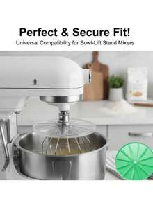 2025新款通用搅拌机防溅罩 - 搅拌头盖、搅拌碗盖、防护防溅罩、烹饪防溅罩、立式搅拌机防溅罩，适用于厨房和烘焙