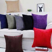 YASOWIN Fundas de Cojines Fundas De Almohada Cuadradas De Terciopelo Pillowcase para Hogar,Sofá,Cama, Silla, Coche, Decoración de Interiores,,65X65CM(Dark Morado 40 x 40 cm (Pack of 1)) - Tipo 11 - Ver 6