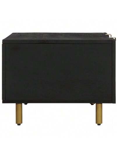 VidaXL Coffee Tafel 100x54x40 Cm Processed Wood Zwart view 5