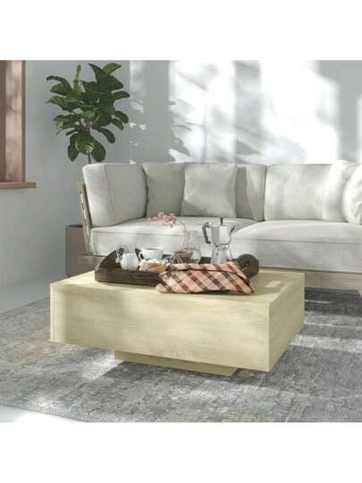 VidaXL Coffee Tafel 85x55x31 Cm Processed Wood Sonoma Oak