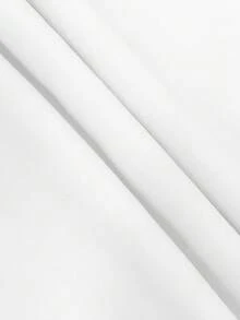 Bata de enfermera para laboratorio con traje de manga corta - Blanco - Ver 9