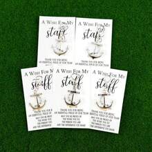 2/5/10pcs Interesting Anchor Keychain Set With Motivational Cards, Suitable For Team Rewards, Travel Accessories, Fishing Enthusiasts, Lucky Gifts, Party Favors, New Year Gifts - Multicolor - View 11
