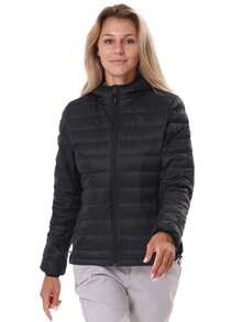 CAMEL CROWN Women's Packable Down Jacket, Ultra-Light Warm Waterproof Coat - Black - View 3
