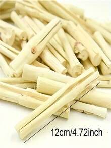 100g Natural Sweet Bamboo Chew Toy, Suitable For Small Pets Such As Rabbits, Guinea Pigs, Hamsters And Gerbils - Multicolor - View 8