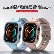 TPU Armband kompatibel mit Huawei Watch Fit 3 Band, Armband-Ersatz kompatibel mit Huawei Fit 3, Hülle, Schutzabdeckung, Zubehör - Fit3 ansehen - Übersicht 2