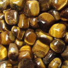 Tiger's Eye Tumbled Stone Tiger Eye Polished Stone Natural Crystal Pocket Stone Gravel Gemstone Pebbles For Vase Filler, Fish Tank Aquarium Gravel, Jewelry Making, Home Office Decoration, Wire Wrapping, Aroma Stone - 0.1lb/0.2lb/0.3lb