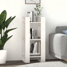 vidaXL Bücherregal/Raumteiler Weiß 41x35x91 Cm Massivholz Kiefer - Bianco - Visualizzare 7