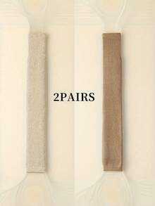 2 Pairs , Fuzzy And Thick Knee Pads , Men's Socks Winter Warm Knee Sleeves Men's Long Sleeves Cold,Proof Anti,Freeze Calf Sleeves, Cozy Socks