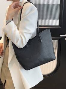 Borsa tote, borsa a spalla, borsa per pendolari da donna, grande capacità, borsa da sottobraccia di nicchia