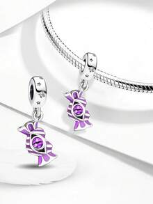 1 mặt dây chuyền hình quả bí ngô Halloween bằng bạc sterling 925 phát sáng trong bóng tối, thích hợp làm vòng tay DIY cho nữ. - Hạt 1 - Xem 6