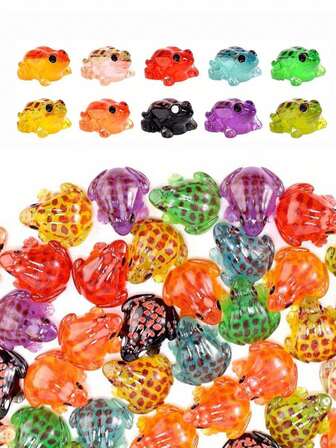 10/20/50 荧光小蜗牛塑料蜗牛雕像 - 紫外线/黑光激活荧光，无需电力，鲜艳的色彩，适合玻璃房、苔藓景观、DIY 花园装饰、室内/室外使用、蜗牛花园装饰、玻璃房配件、荧光特性、耐用塑料、玻璃房配件、荧光特性、耐用塑料