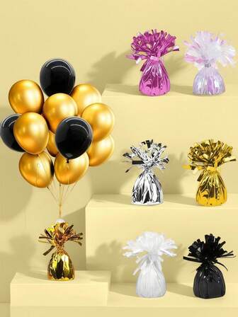 1pc Metal Balloon Weights, DIY Helium Balloon Table Decorations Balloon Weights Party Decorations, Suitable For Birthday, Wedding, Anniversary, New Year, Christmas, Holiday Party Home Decoration Christmas Decorations Room Decor, Heavy Balloon Weight Table Decor, Celebrating With You Since