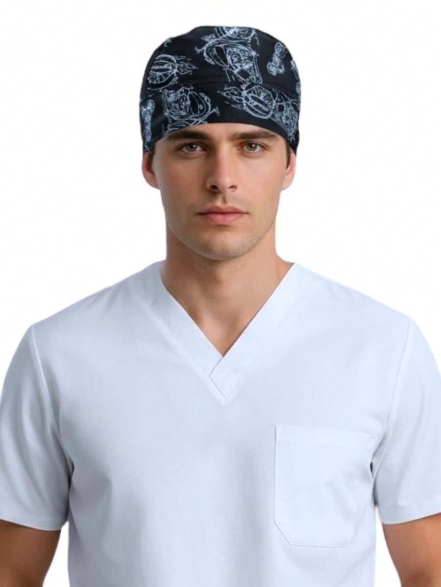 SOULMATE Gorro Médico Quirúrgico Para Hombre - Motos - Ver 1