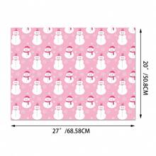 6pcs Pink Christmas Wrapping Paper Exudes A Warm Festive Atmosphere. These Exquisite Wrappers Are Specially Designed For Christmas. With A Soft Pink As The Main Color, They Are Decorated With Cute Patterns Such As Candy Canes, Gingerbread Christmas Trees, Etc.