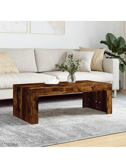 VidaXL Coffee Tafel 102x50x36 Cm Processed Wood Smoked Oak