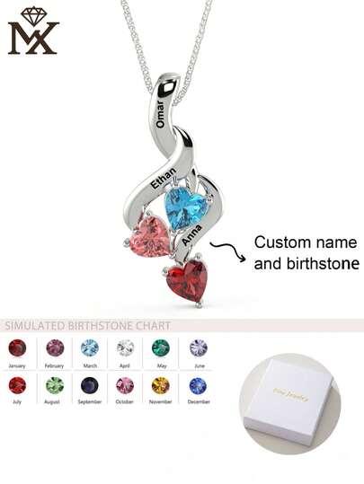 Dây chuyền đá quý tròn khắc tên theo tháng sinh – Chọn loại đá quý bạn yêu thích. Món quà hoàn hảo dành cho phụ nữ vào ngày sinh nhật, kỷ niệm và Ngày Valentine. Phong cách hiện đại, lấy cảm hứng từ mùa thu, cổ điển và thanh lịch, giản dị và thoải mái, tối giản và quyến rũ. Dễ dàng tùy chỉnh, thực sự độc nhất vô nhị.