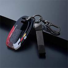 ABS Graffiti StyleCar Key Case Cover For Audi Q3 Q5 Q7 A1 A3 8P A4 B9 A5 A6 C7 8S 8W A7 A8 4M S4 S5 S6 S7 S8 RS3 RS6 SQ5 TTS TFSI