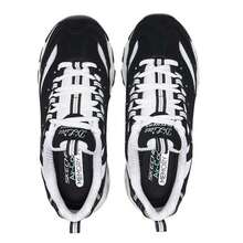 Skechers Women's Casual Shoes D'LITES Series Fashion Lace-Up Shock Absorbing Comfortable Sneakers, Classic Stylish Breathable Low-Top Chunky Sneakers 11930-BKW - Black/white - View 5