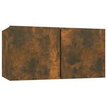 vidaXL 4-teiliges TV-Schrank-Set, Räuchereiche Holzwerkstoff - Giallo - Visualizzare 5