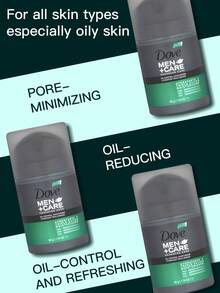 Dove 1瓶50克哑光控油男士保湿霜，平衡肌肤水分，舒缓滋养肌肤，适合户外使用。