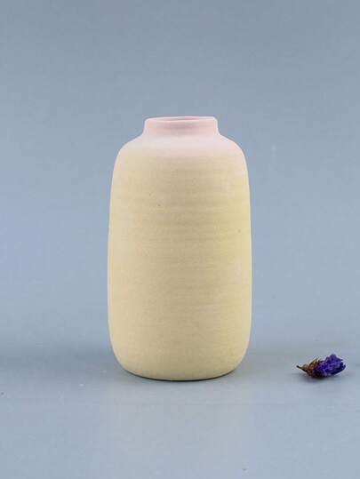 1pc Mini,Wide Mouth Vase, Ceramic Flower Vase ful Desktop Ornaments Creative Plant Pots, Fake Flowers Room, Dopamine ations,Home ations, Photo Props, Bedroom, Entrance, Holiday ation, Mother's Day s, Ho warming Back To School Graduation Room Glass view 8