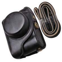 Camera Leather Case Strap Storage Bag For Fujifilm X100V X100F X100T X100S X100 - 黑色 - 查看 10