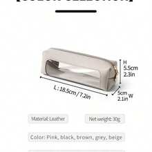 1 Pc Transparent Makeup Brush Bag, Portable Cosmetics Storage Bag, Suitable For Daily Travel, Travel Storage Bag, Zipper Storage Bag, Organization Bag, Multifunctional Storage Stationery, Zipper Storage Bag, Organizing Bag, Portable Cosmetics Storage Bag Versatile Daily Wear Accessory For Women Makeup Bags Travel Essential Gifts Stocking Stuffers, Travel Essential, Travel, Valentine's Day, Room Decor, Purse Essentials, Makeup Bags For Women, Purse Essential Items, Cruise Essential, Designer Handbags, Basics, Vanity Essentials, Room, Cute Makeup Bag - Màu be - Xem 10