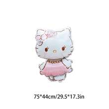 Juego de globos Sanrio, decoración de escena de fiesta de Hello Kitty, globos de fondo fotográfico de fiesta de Kuromi, accesorios de decoración de celebración de fiesta de Cinnamoroll