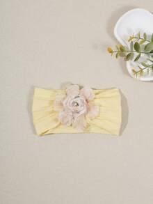 Candy Color Nylon Elastic Baby Headbands, Cute Newborn Flower Headbands, Baby Hair Accessories Set - Multicolor - View 9