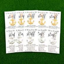 2/5/10pcs Interesting Anchor Keychain Set With Motivational Cards, Suitable For Team Rewards, Travel Accessories, Fishing Enthusiasts, Lucky Gifts, Party Favors, New Year Gifts - Multicolor - View 5