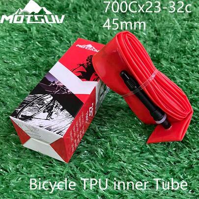 700X23/25/28/30/32C Ultra-Light TPU Road Bike/Fixed Gear Bicycle Tube, Presta Valve
