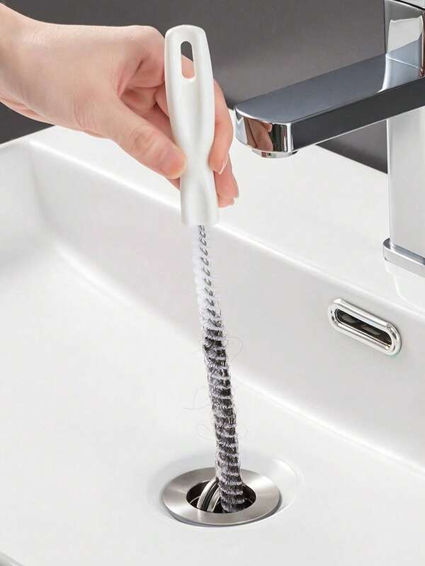 3Pcs(45cm) Drain Cleaning Tool Set , Includes Flexible Drain Remover And Brush, Hair Clog Remover For Sink, Shower, And Bathtub, Effectively Captures Hair And Cleans Pipes For Kitchen And Bathroom Home Bathroom Decor Summer Back To School Christmas Halloween Christmas Eve