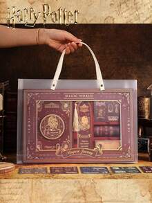 23pcs Harry Potter Notebook Gift Set, High-Quality DIY Planner Materials, Best Birthday Gift For Friends, Party Decorations, Perfect Room Decor, Christmas & Valentine's Day Gift, Ideal Friend Gift For Celebrations, Souvenir, Cute Aesthetic, Valentine's Day Gift, Decor, Home Decor, Valentine's Day Gift - Multicolor - View 3