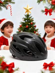 1PC Lightweight & Breathable Helmet For Teens/Kids - Size M/L, Unisex. Equipped With A Detachable Visor And EPS Foam Lining, This Adjustable-Dial Helmet Is Suitable For Kids' Cycling, Rock Climbing, Skateboarding, Scooter Riding And Other Sports. It Makes An Ideal Gift For Birthdays And Other Festivals. - Multicolor - View 4