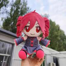 Muñeca de Peluche Kasane Teto Vocaloid Cabello Rojo con Uniforme Pop Anime Kawaii Tamaño 20 cm muñeca de peluche inspirada en personaje anime kasane teto 20 cm uniforme pop estilo kawaii suave coleccionable ideal para fans decoracion regalo de coleccion - Multicolor - Ver 7