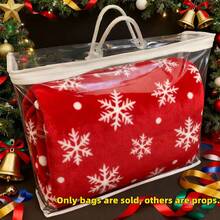 Cobertor de Floco de Neve/Árvore de Natal, Material de Flanela Vermelha, Cobertor Quente para Casa, Cobertor Confortável, Cobertor de Sofá, Cobertor para Dormir, Cobertor para Ar-Condicionado. Objeto Preguiçoso, Festa de Primavera, Outono e Inverno. Presentes de Natal, Enviar para Amigos, Família, Colegas, Vizinhos. Atmosfera de Natal. Tecido Felpudo, Fácil de Cuidar, Macio e Quente. (Padrão/Estilo Aleatório, Entrega Aleatória)