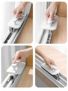 家用门窗清洁工具，多功能缝隙清洁刷，窗户缝隙清洁角刷，可拆卸窗户缝隙清洁刷，缝隙刷，窗台及门窗清洁缝隙刷，刮水器 - 彩色 - 查看 6